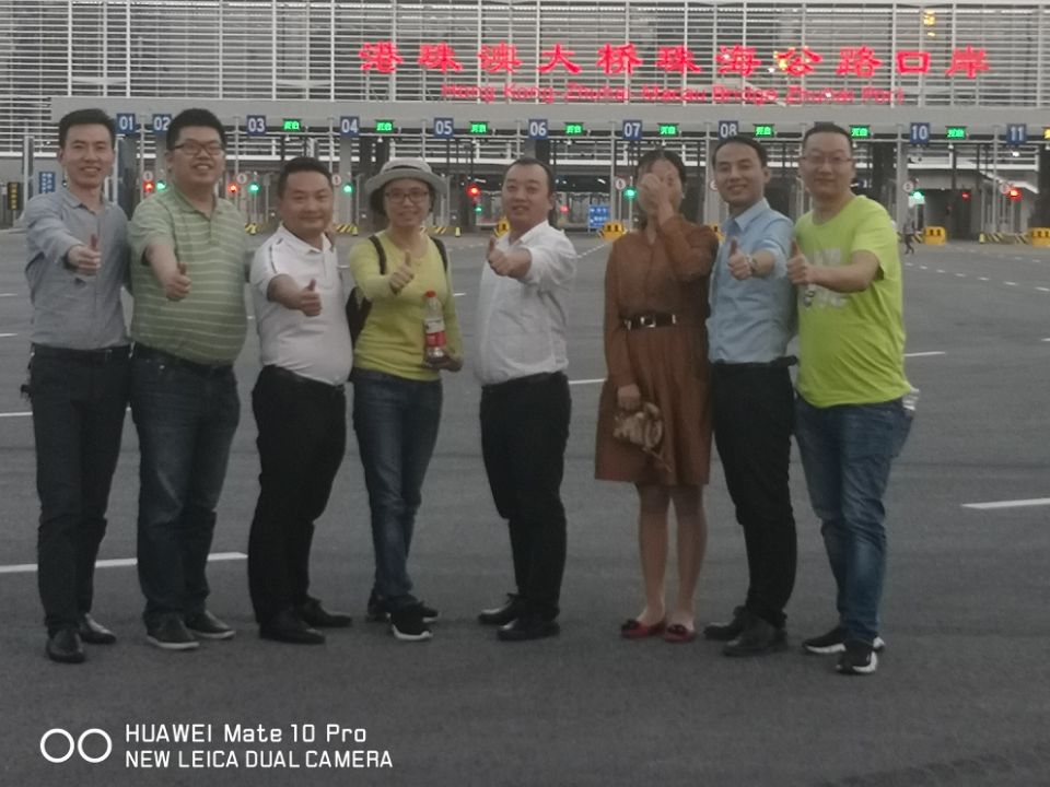 香港倉儲考察留念