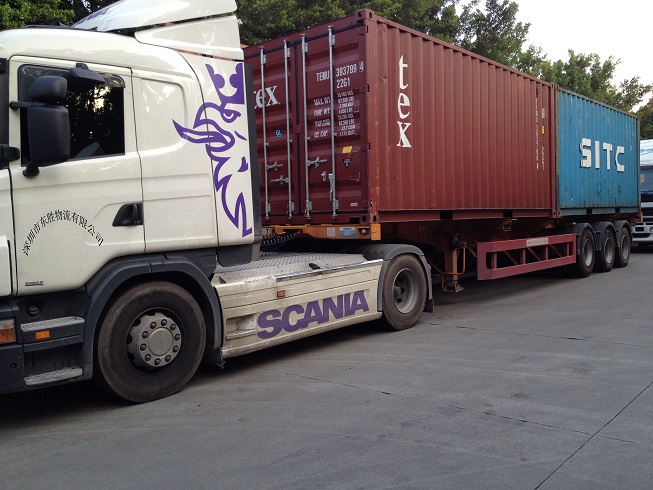 香港物流碼頭柜拖車，大陸到香港物流